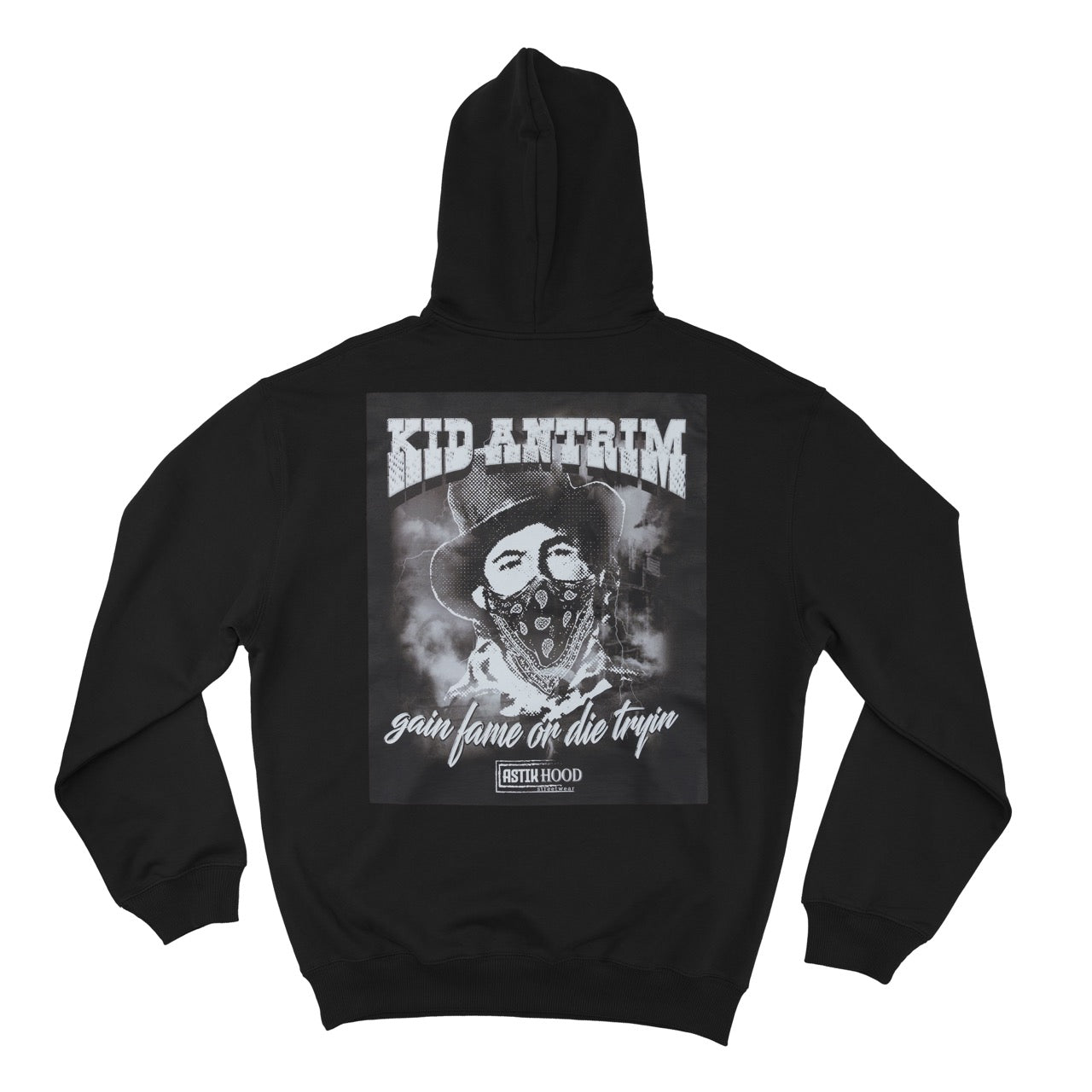 Hoodie - Kid Antrim on black