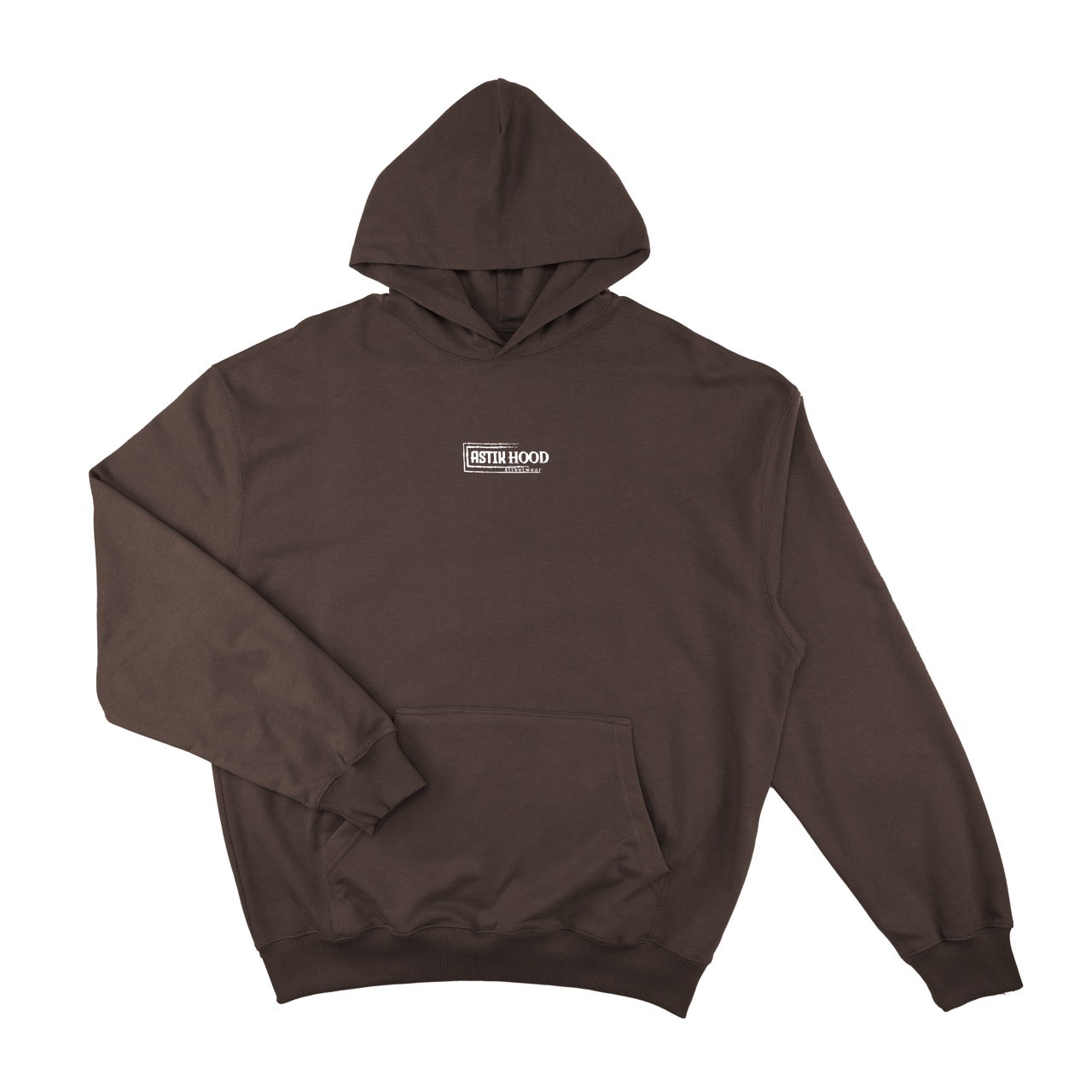 Hoodie - Della Rose on chocolate