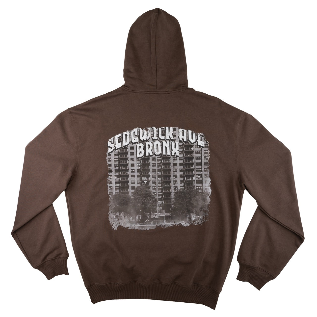 Hoodie - Bronx on chocolate