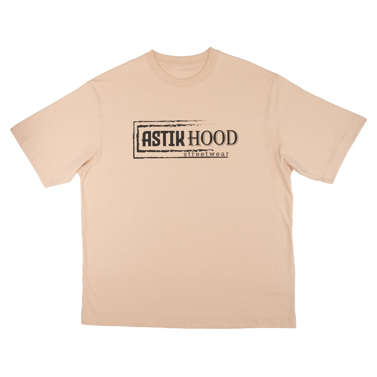 T-Shirt - Statement black on sand