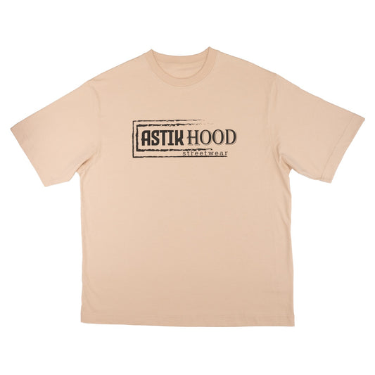 T-Shirt - Statement black on sand