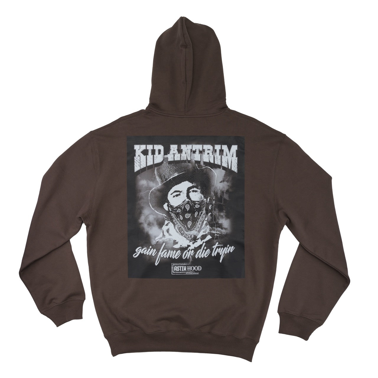 Hoodie - Kid Antrim on chocolate