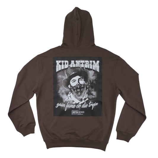 Hoodie - Kid Antrim on chocolate