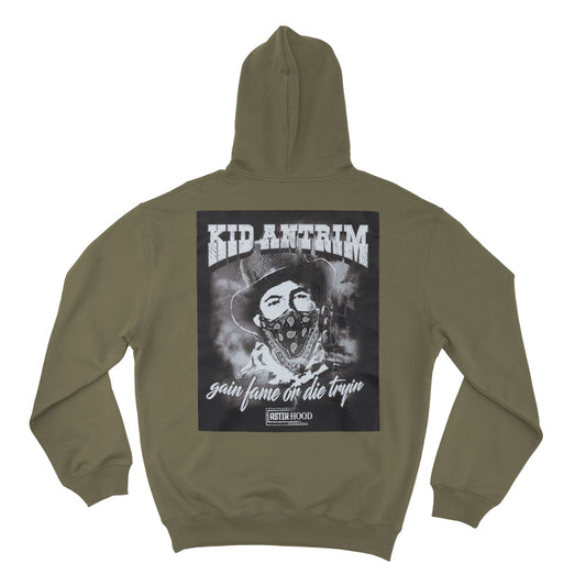 Hoodie - Kid Antrim on olive