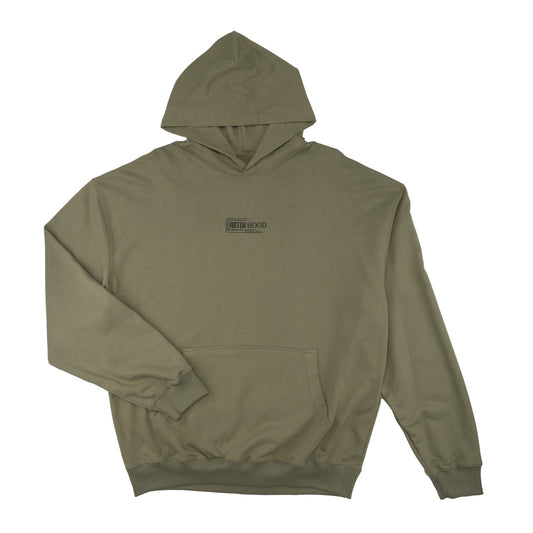 Hoodie - minimal black on different colours