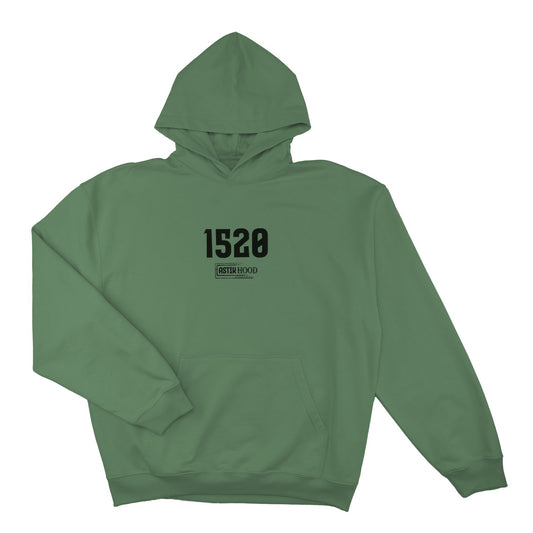 Hoodie - 1520 on emerald