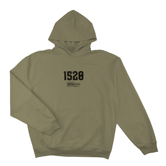 Hoodie - 1520 on olive